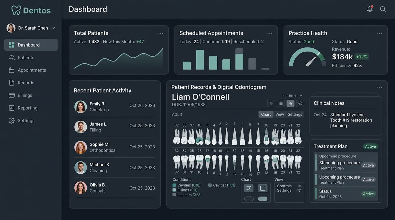DENTOS project interface